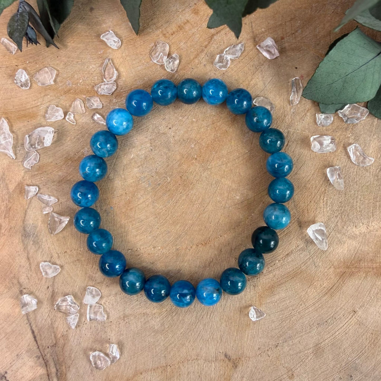 Bracelet Pierre Apatite 8 mm