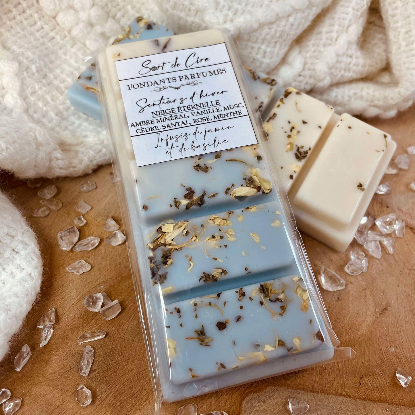 Fondants parfumés Neige éternelle