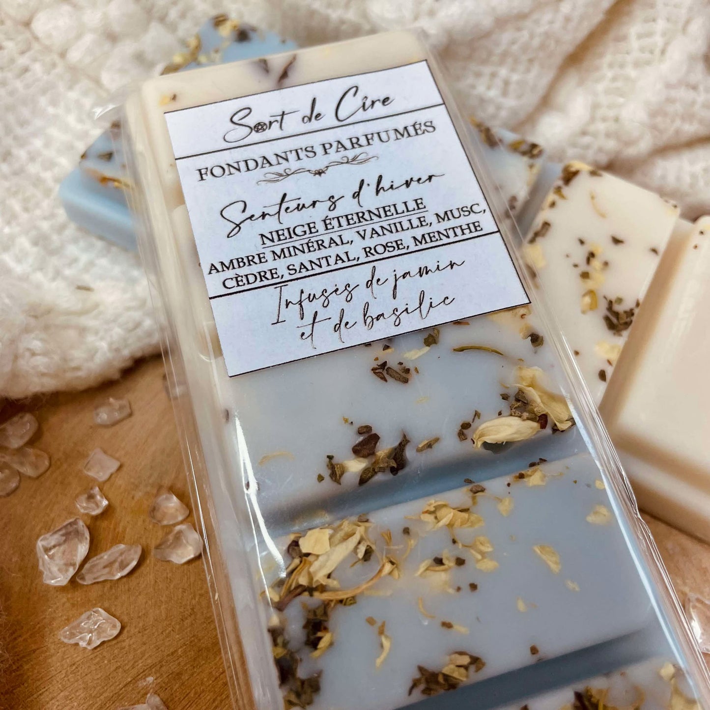 Fondants parfumés Neige éternelle