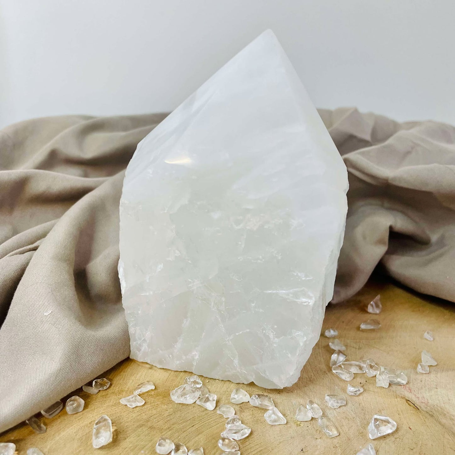 Pointe polie cristal de roche 2