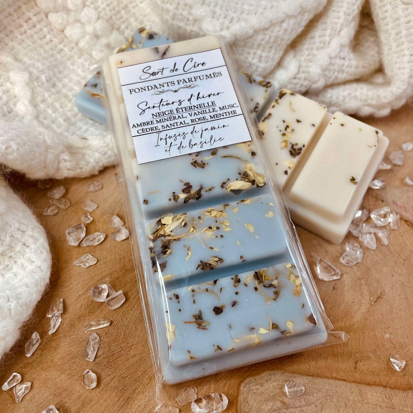 Fondants parfumés Neige éternelle