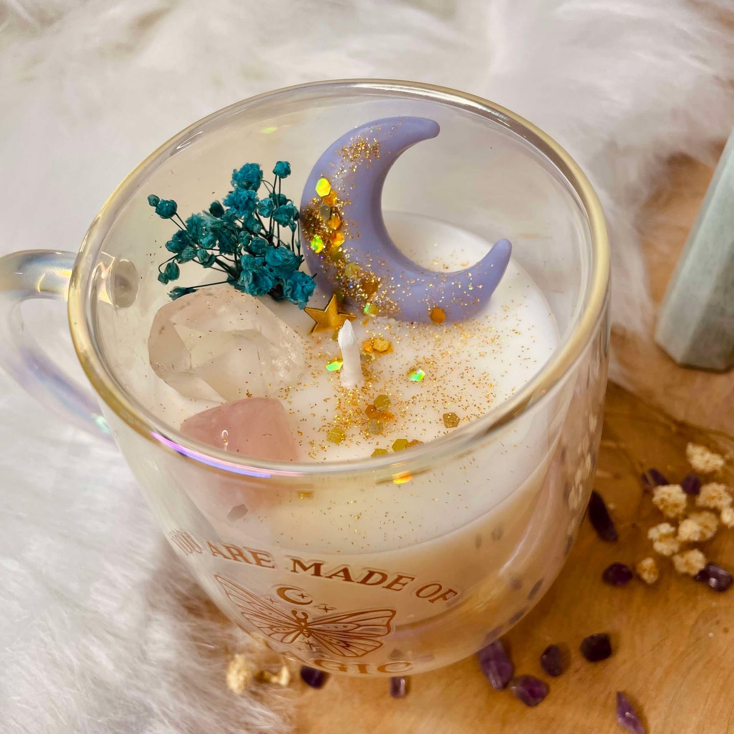 Bougie mug "You are made of magic"