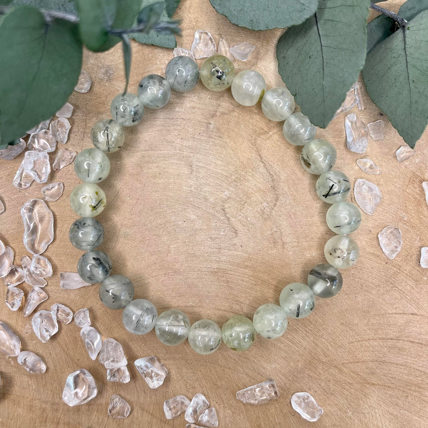 Bracelet Prehnite 8 mm