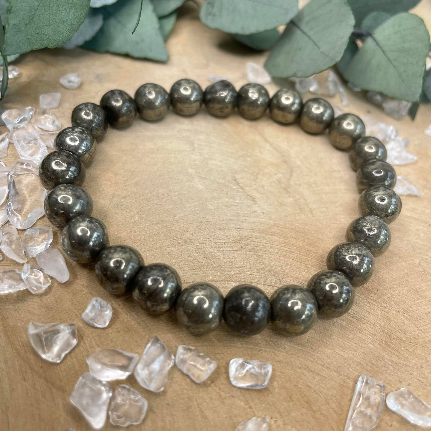 Bracelet Pyrite 8 mm