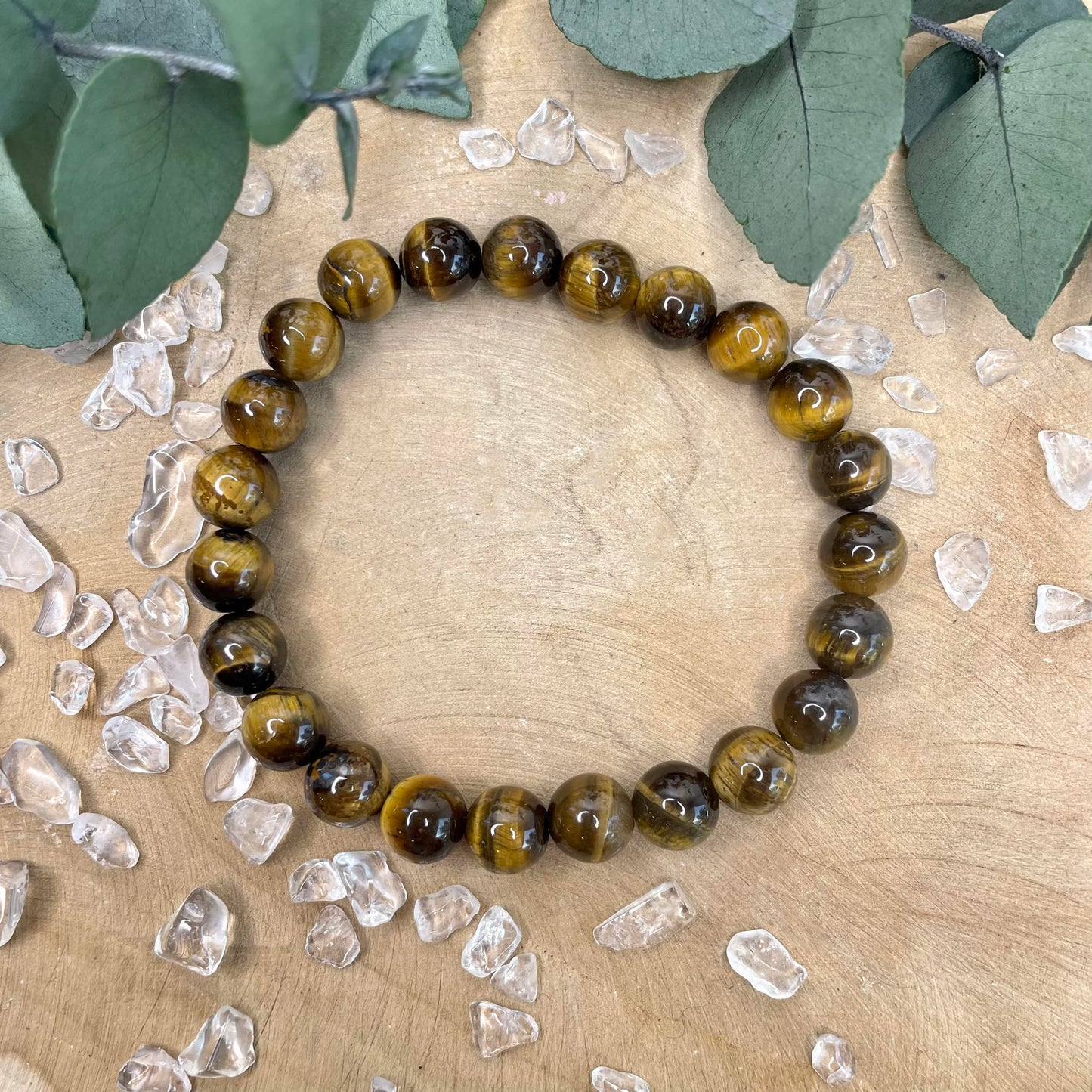 Bracelet Oeil de tigre 8 mm