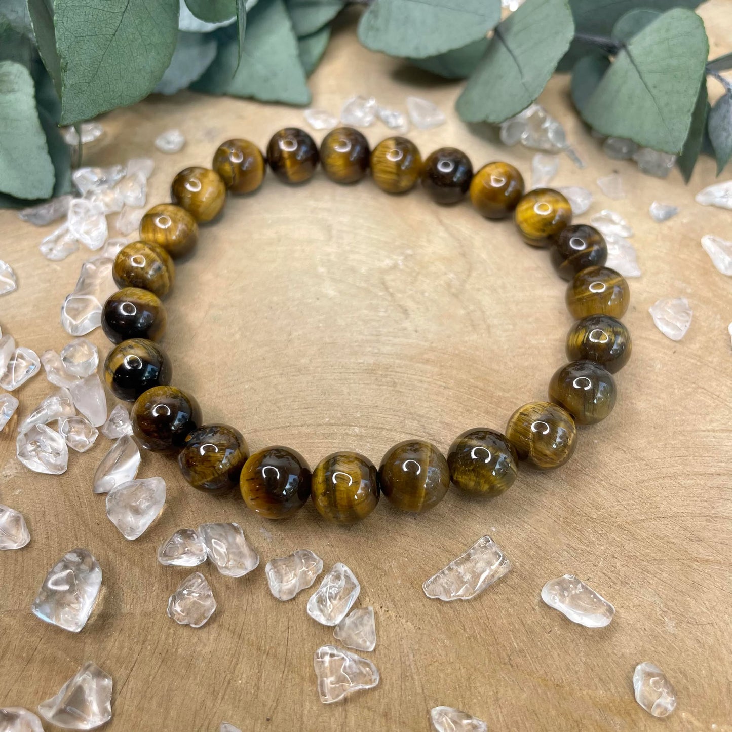 Bracelet Oeil de tigre 8 mm