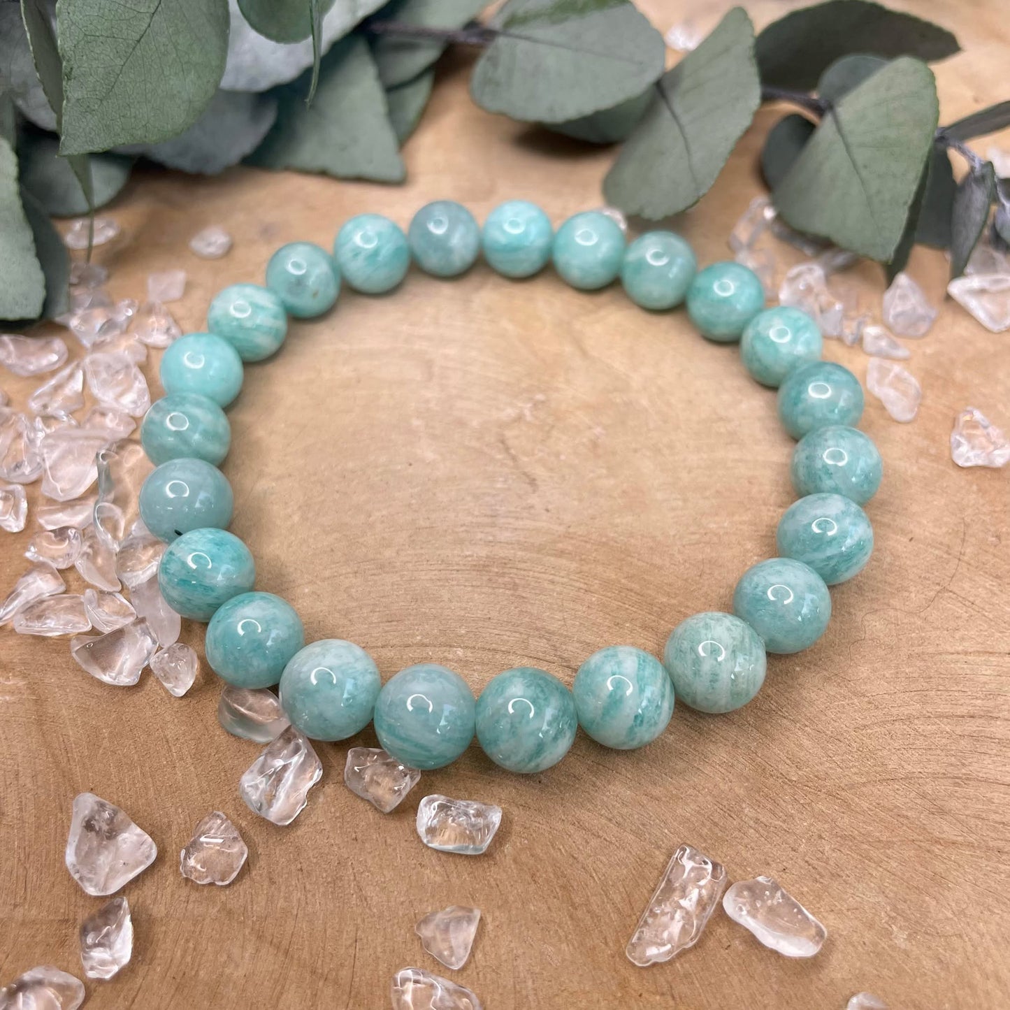Bracelet Amazonite 8 mm