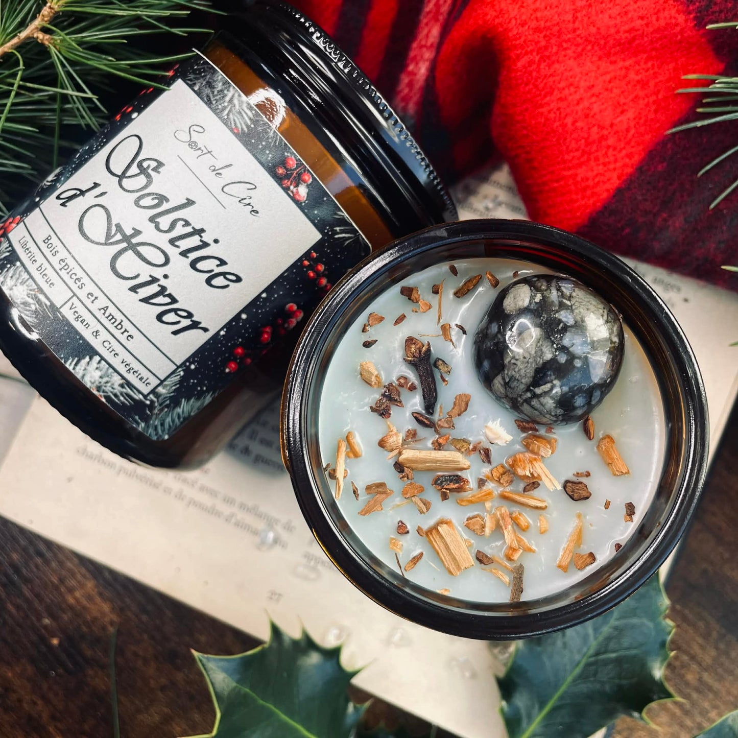 Bougie Solstice d'hiver