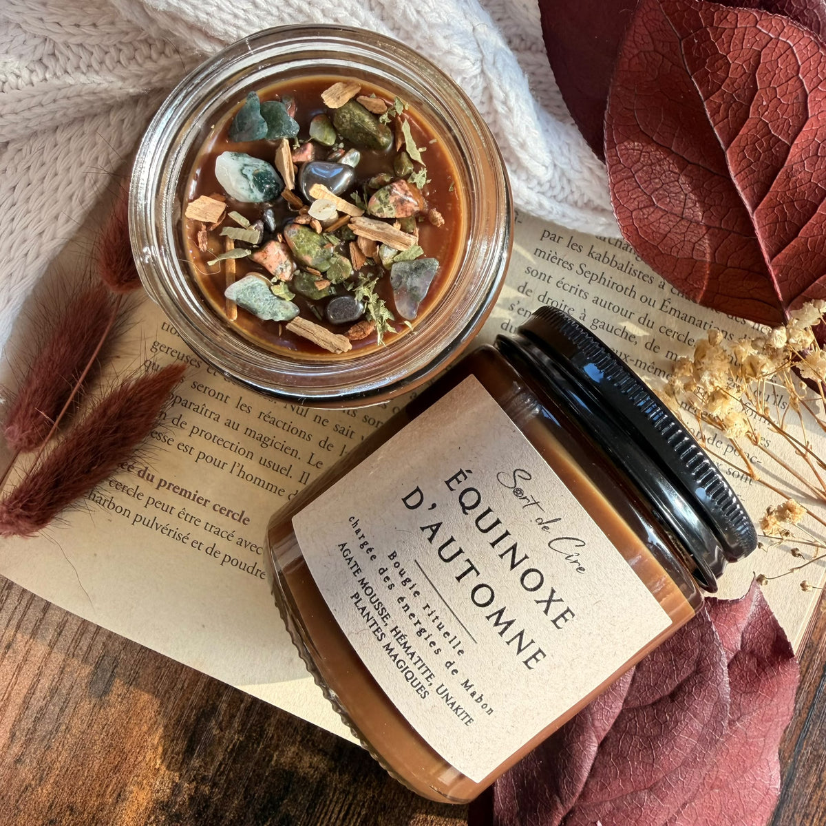Bougie Équinoxe d'automne