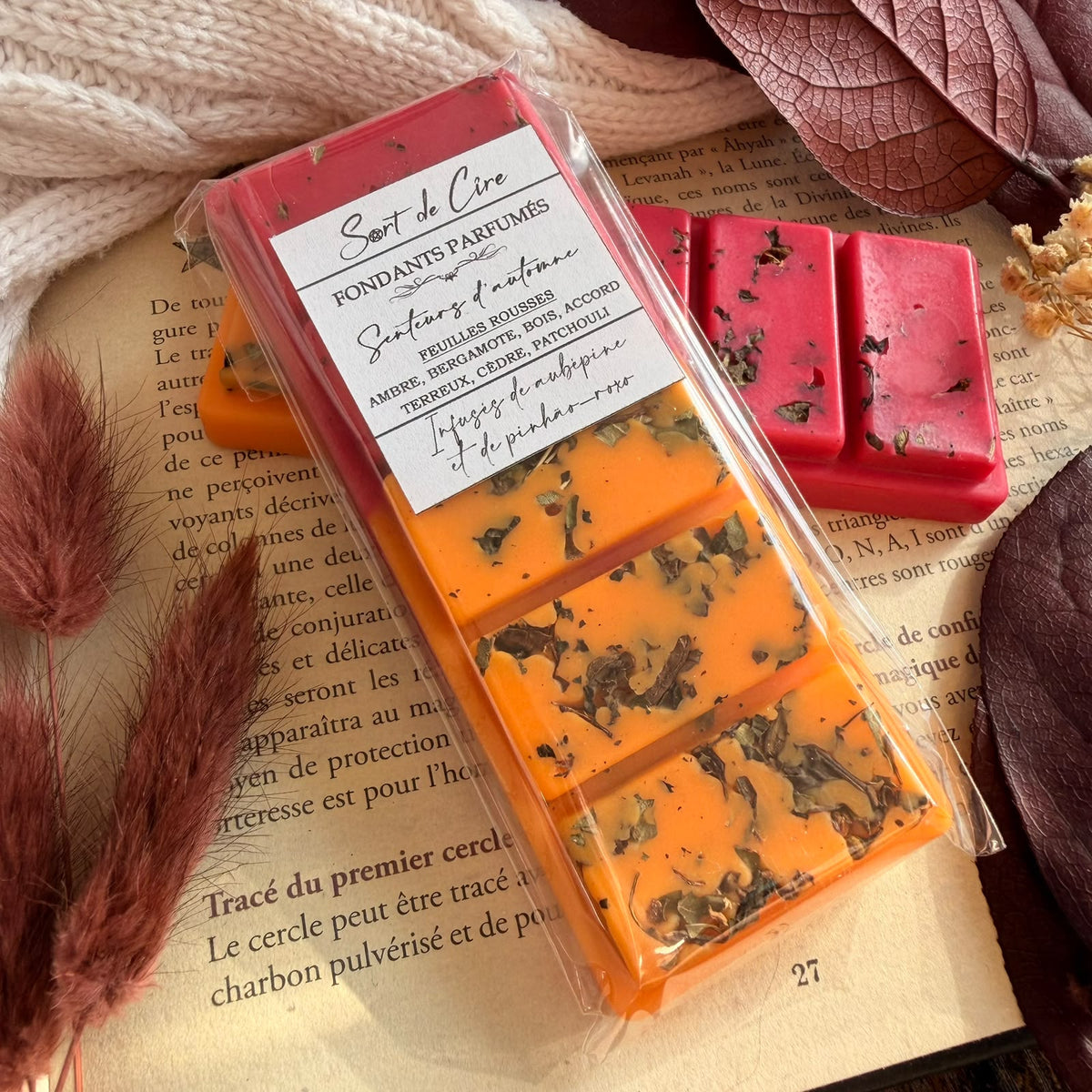Fondants parfumés Feuilles Rousses