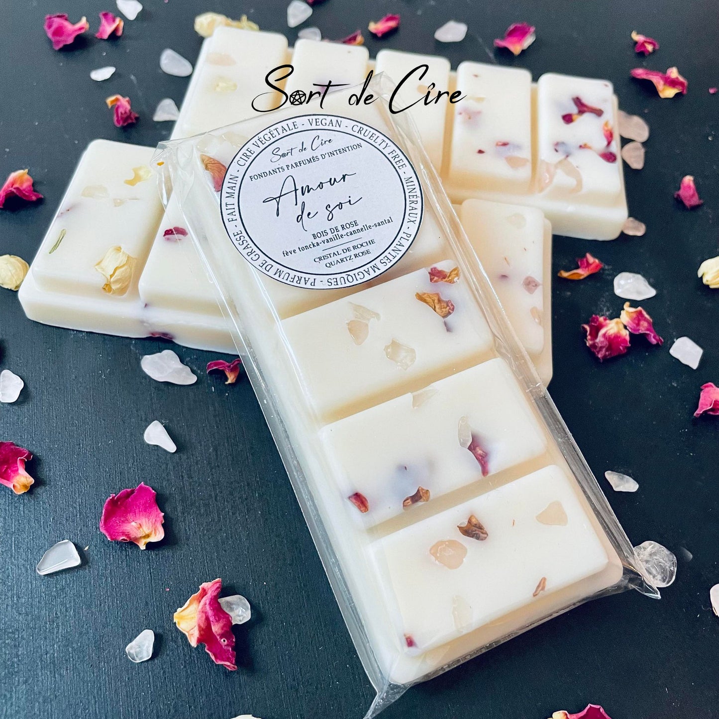 Fondants parfumés d'intention Amour de soi