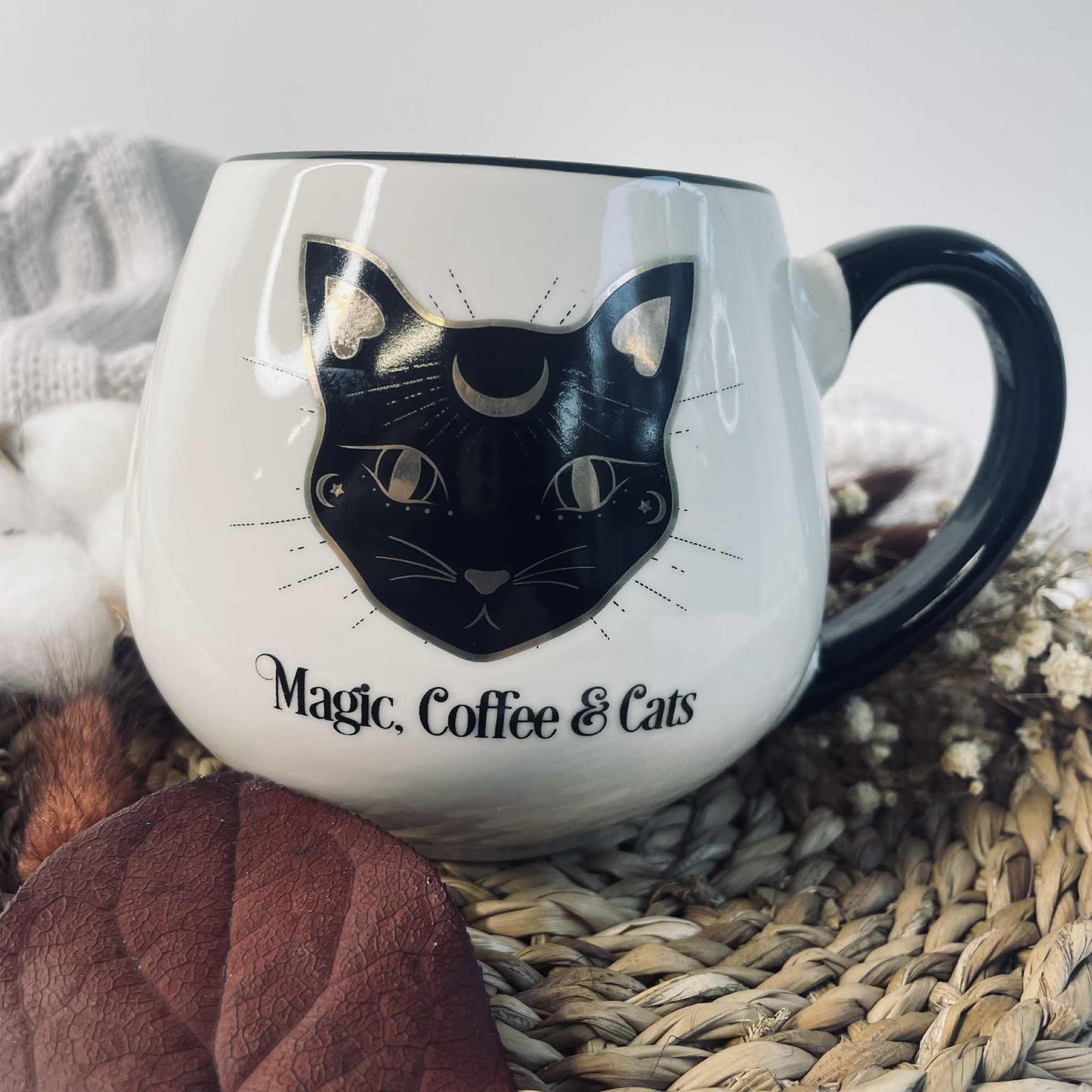 Bougie mug Magic, coffee & cats