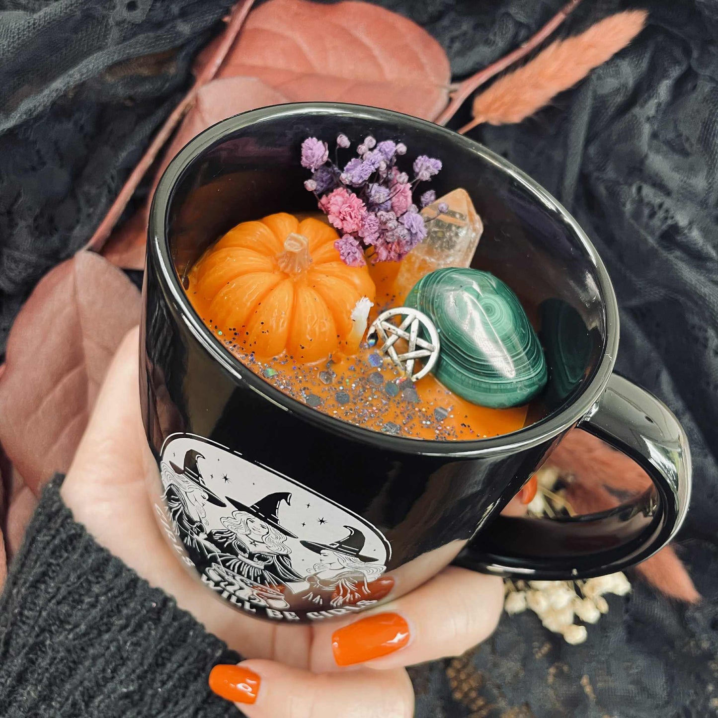 Bougie mug " Le pouvoir des trois"