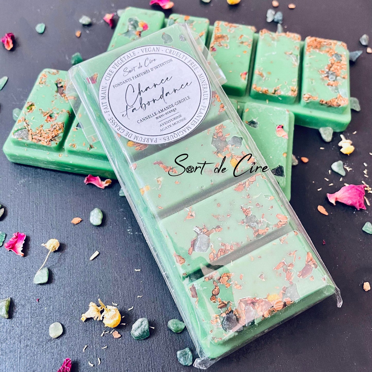 Fondants parfumés d'intention Chance et abondance