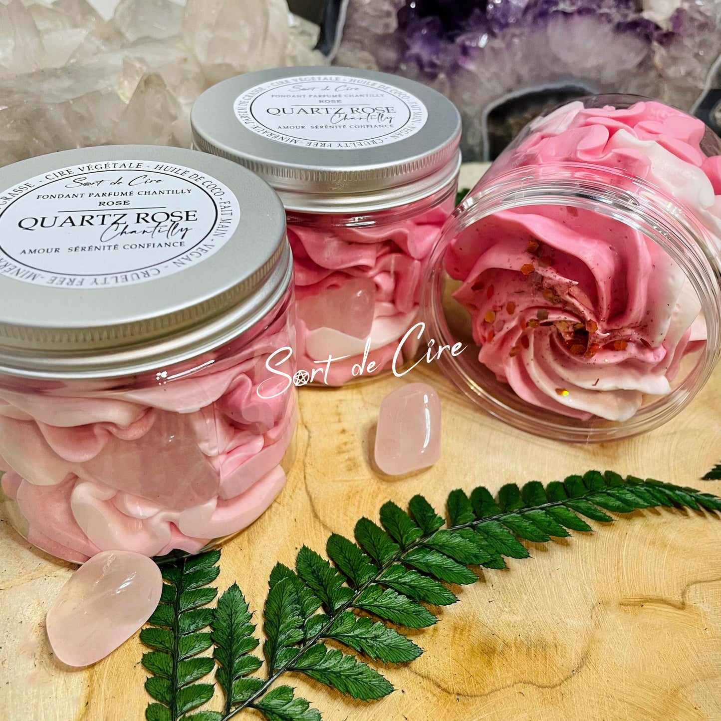 Fondant chantilly quartz rose