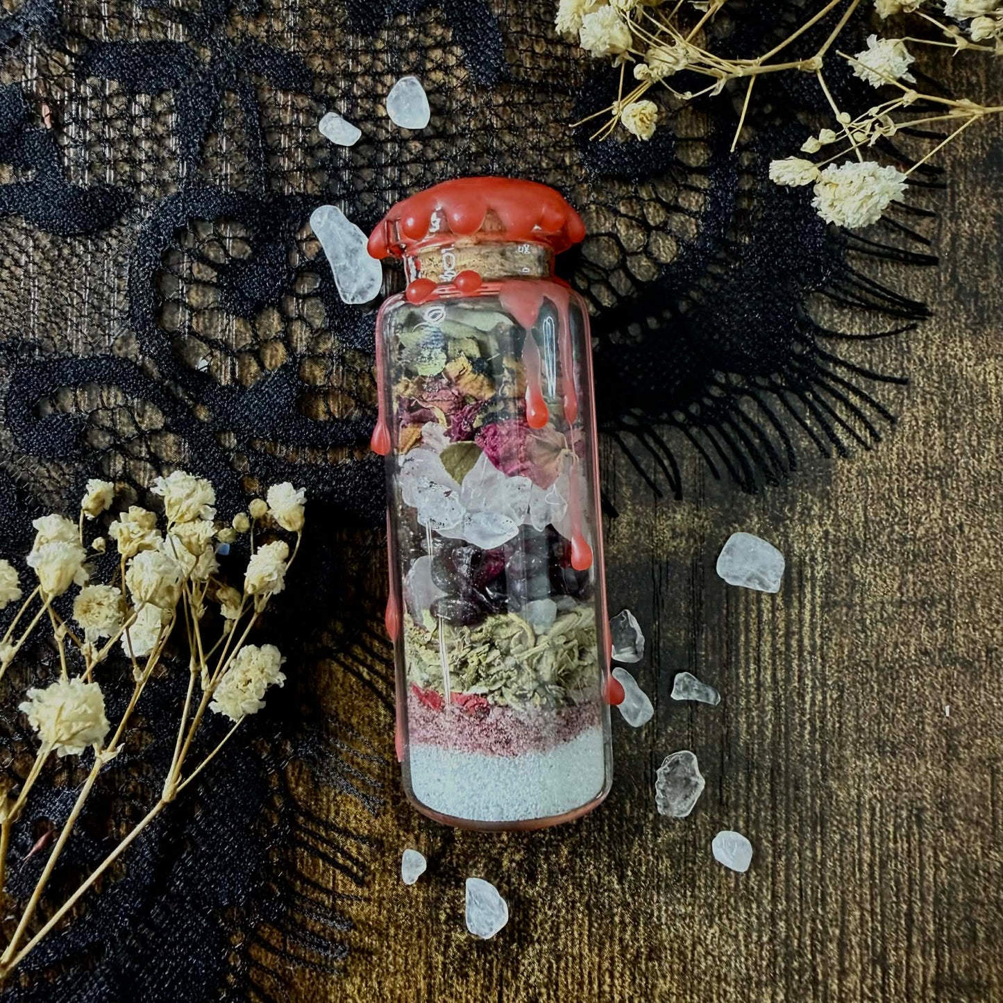 Spell jar Amour et son rituel d'activation