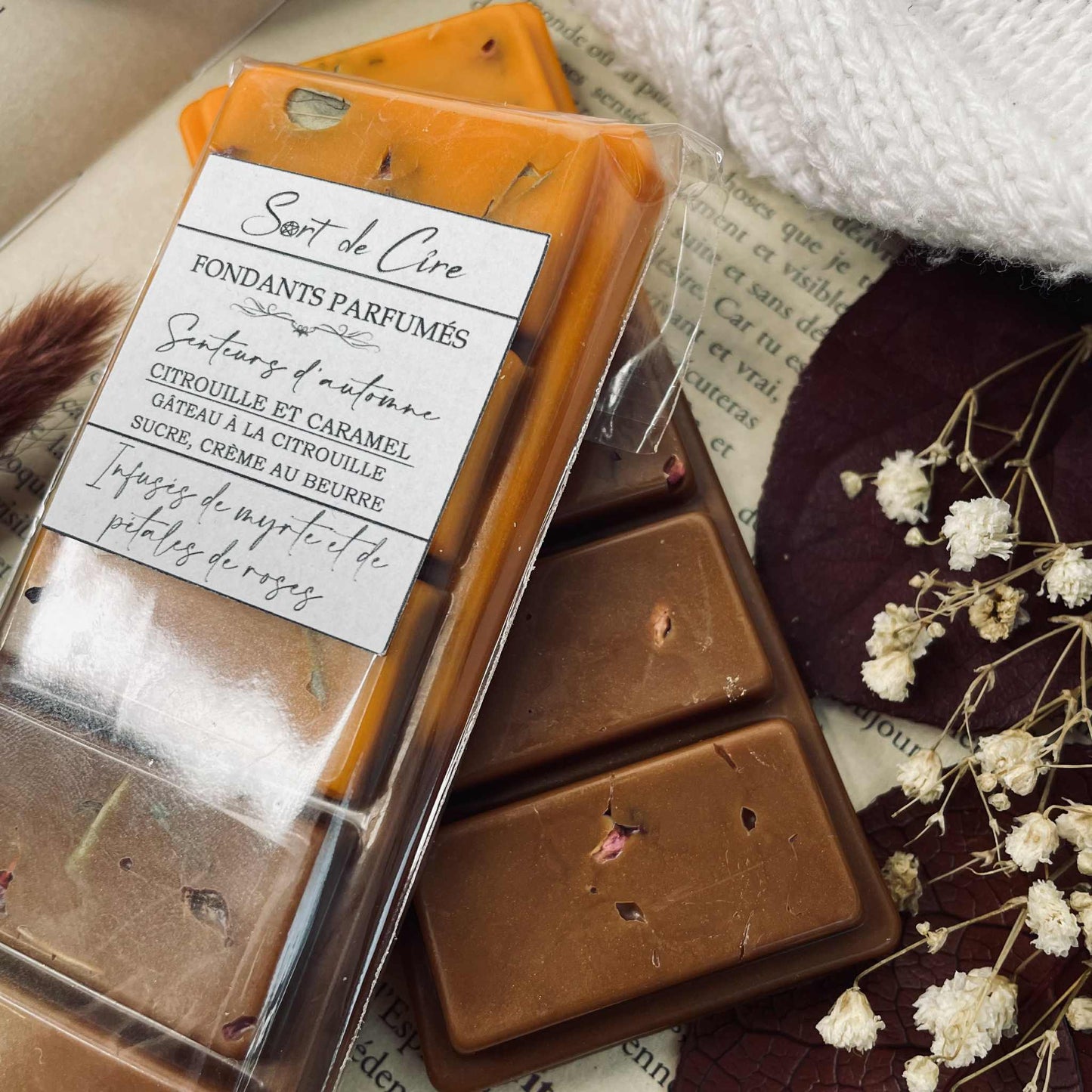 Fondants parfumés Citrouille et caramel