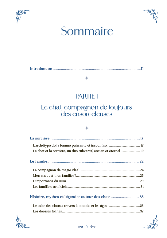 Livre "La magie des chats, les familiers des sorcières"