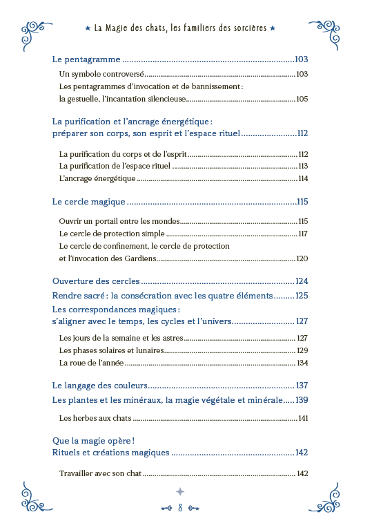 Livre "La magie des chats, les familiers des sorcières"