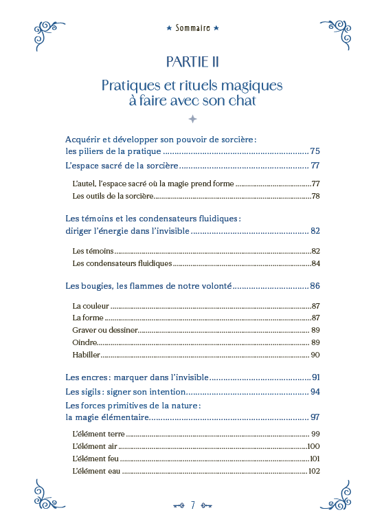 Livre "La magie des chats, les familiers des sorcières"