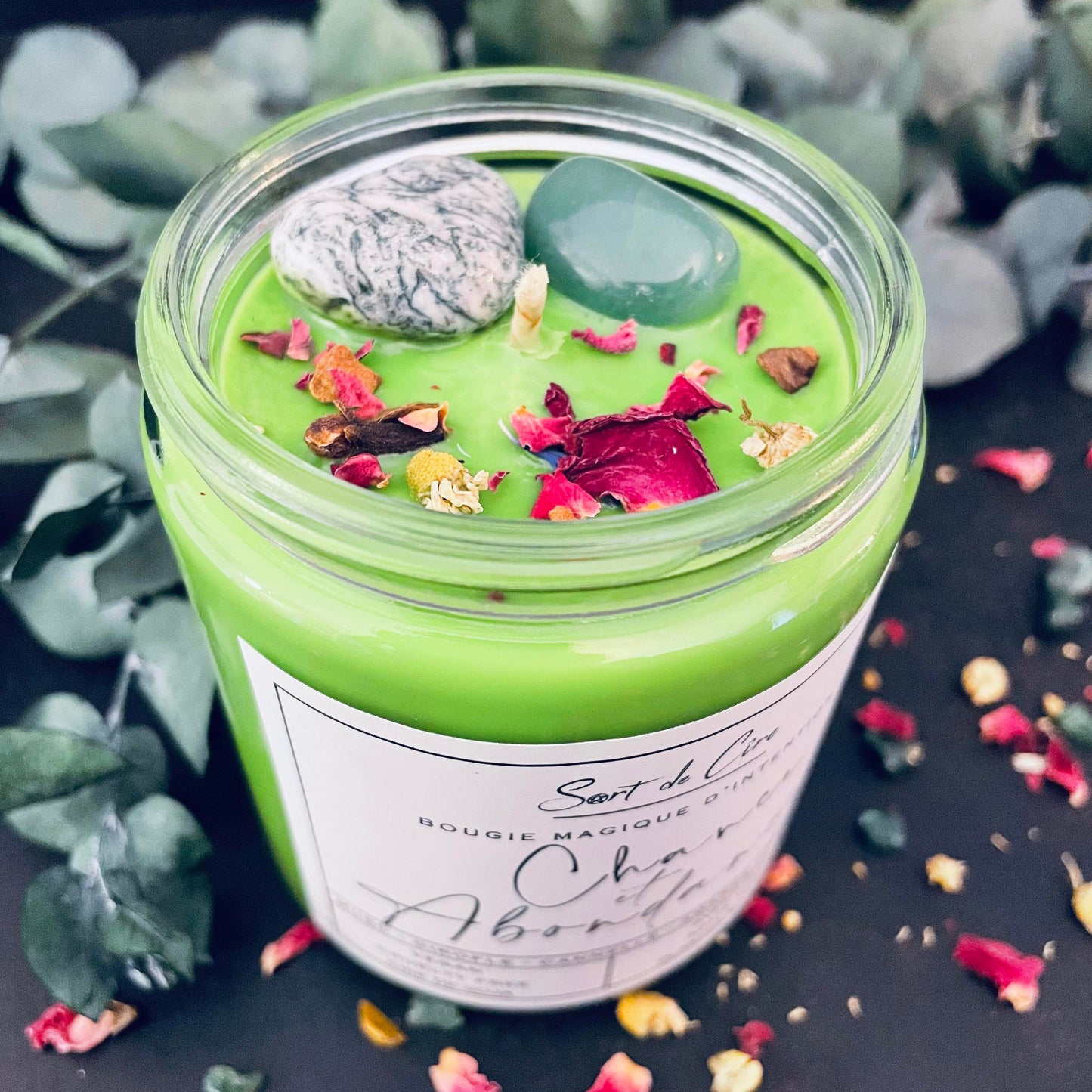 Bougie chance et abondance