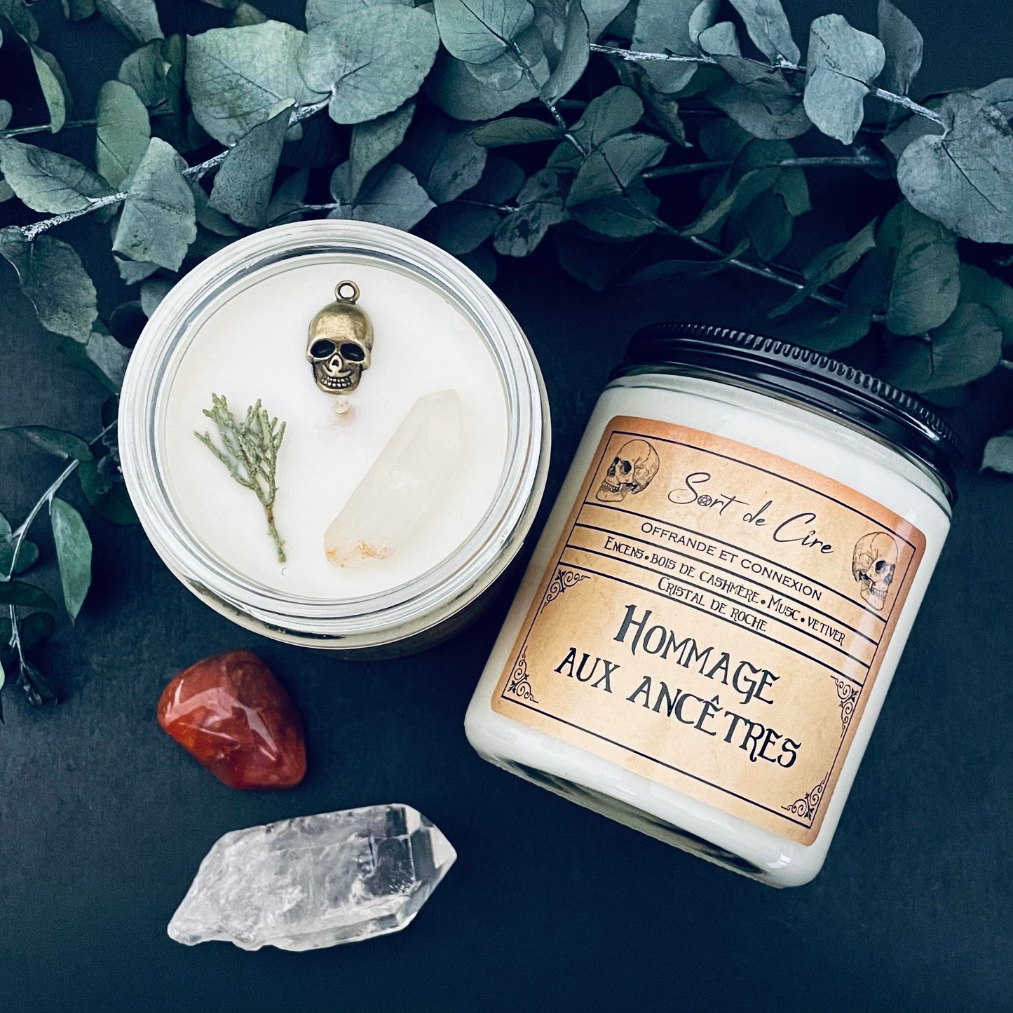 Bougie "hommage aux ancêtres"