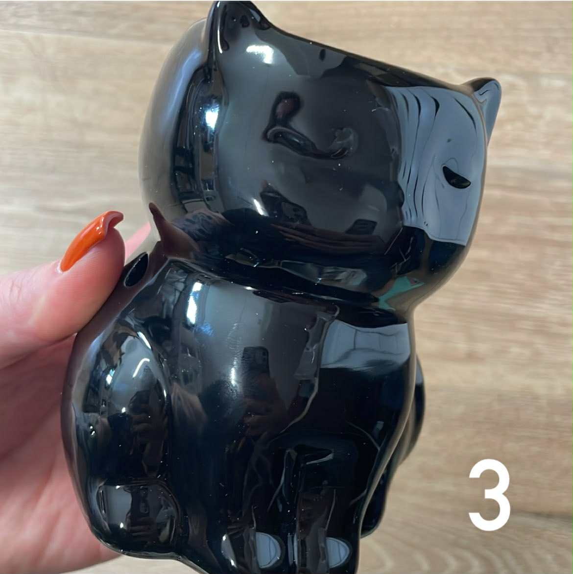 IMAPRFAIT Brûleur à fondants parfumés chat noir