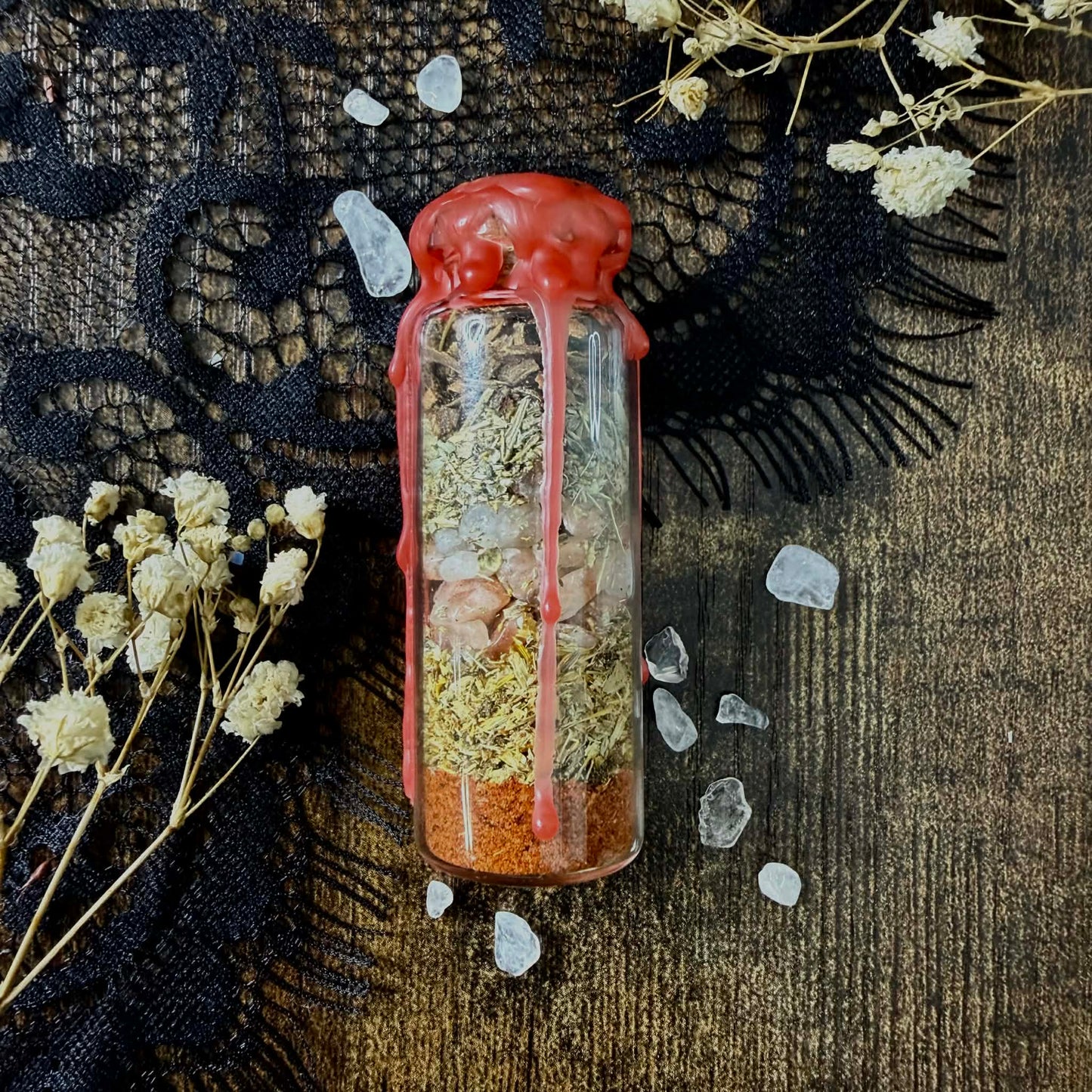 Spell jar Élément Feu  et son rituel d'activation
