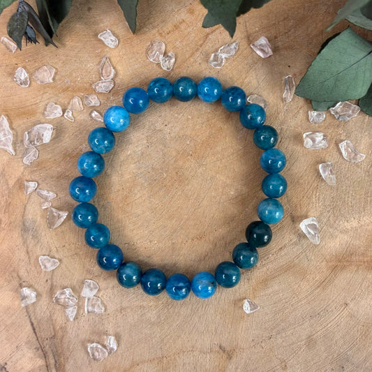 Bracelet Pierre Apatite 8 mm