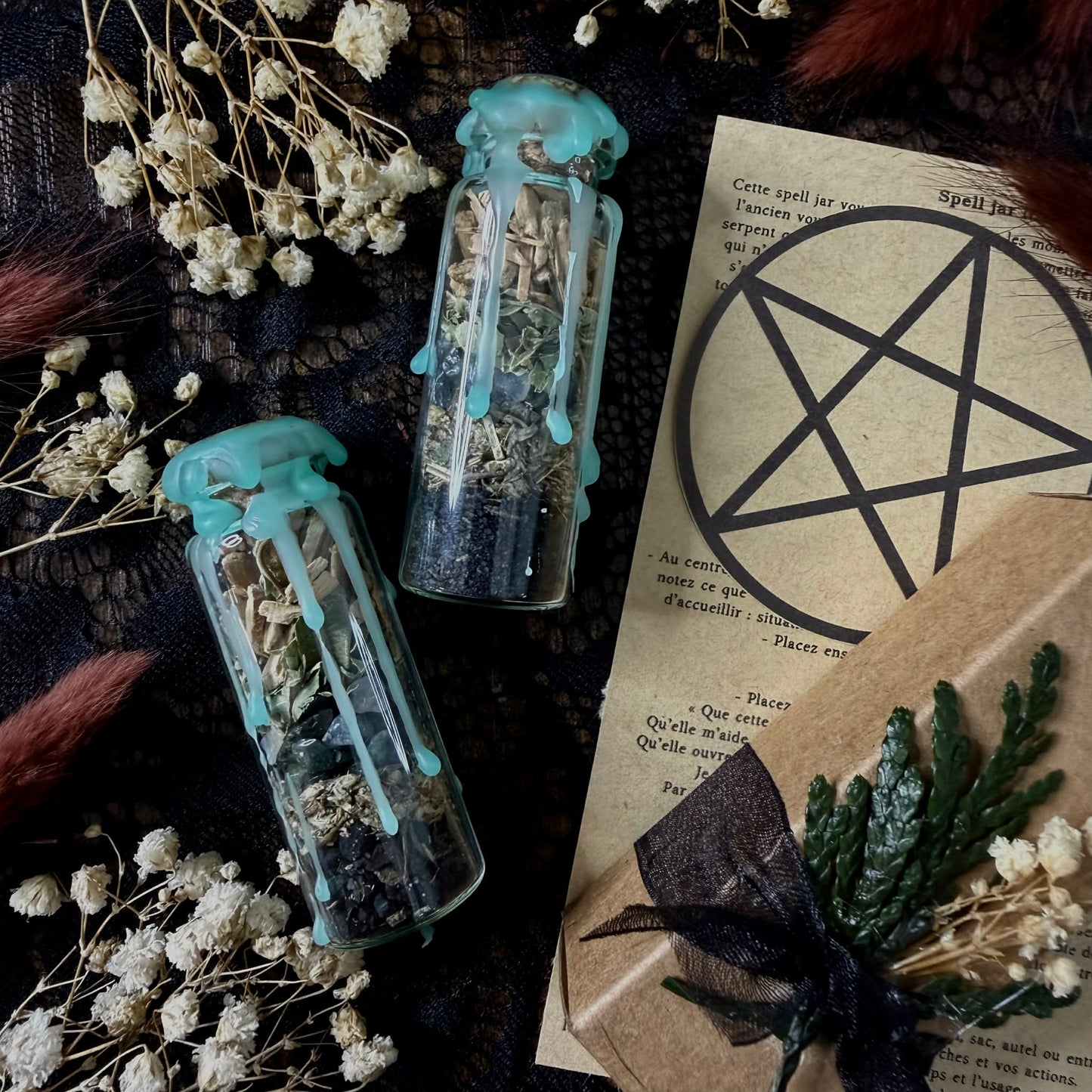 Spell jar Élément Terre  et son rituel d'activation