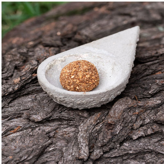 Brûleur d'encens en ciment triangle petit