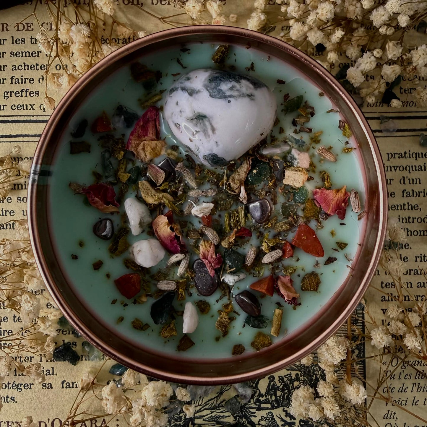 Bougie de sabbat Ostara