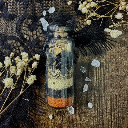 Spell jar Protection : Hors d'Atteinte et son rituel d'activation