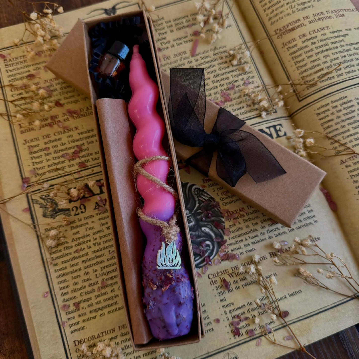 Chandelle sabbat de Beltane et son rituel