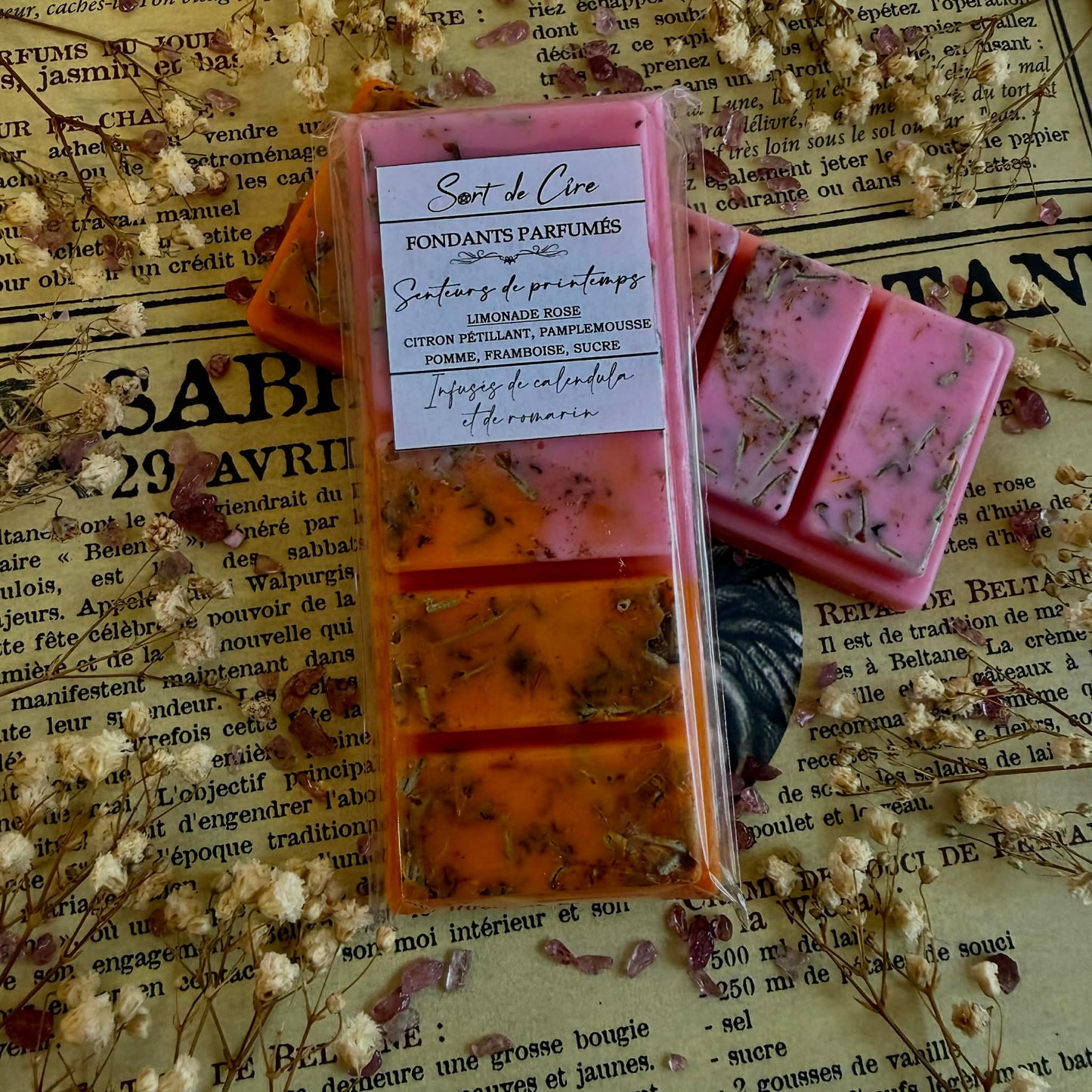 Fondants pafumés Limonade Rose