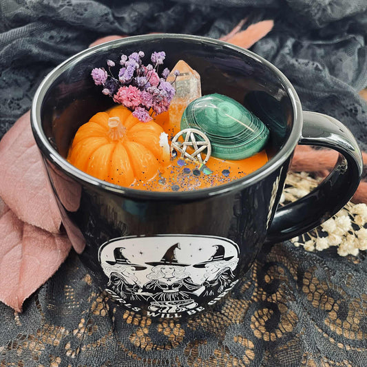 Bougie mug " Le pouvoir des trois"