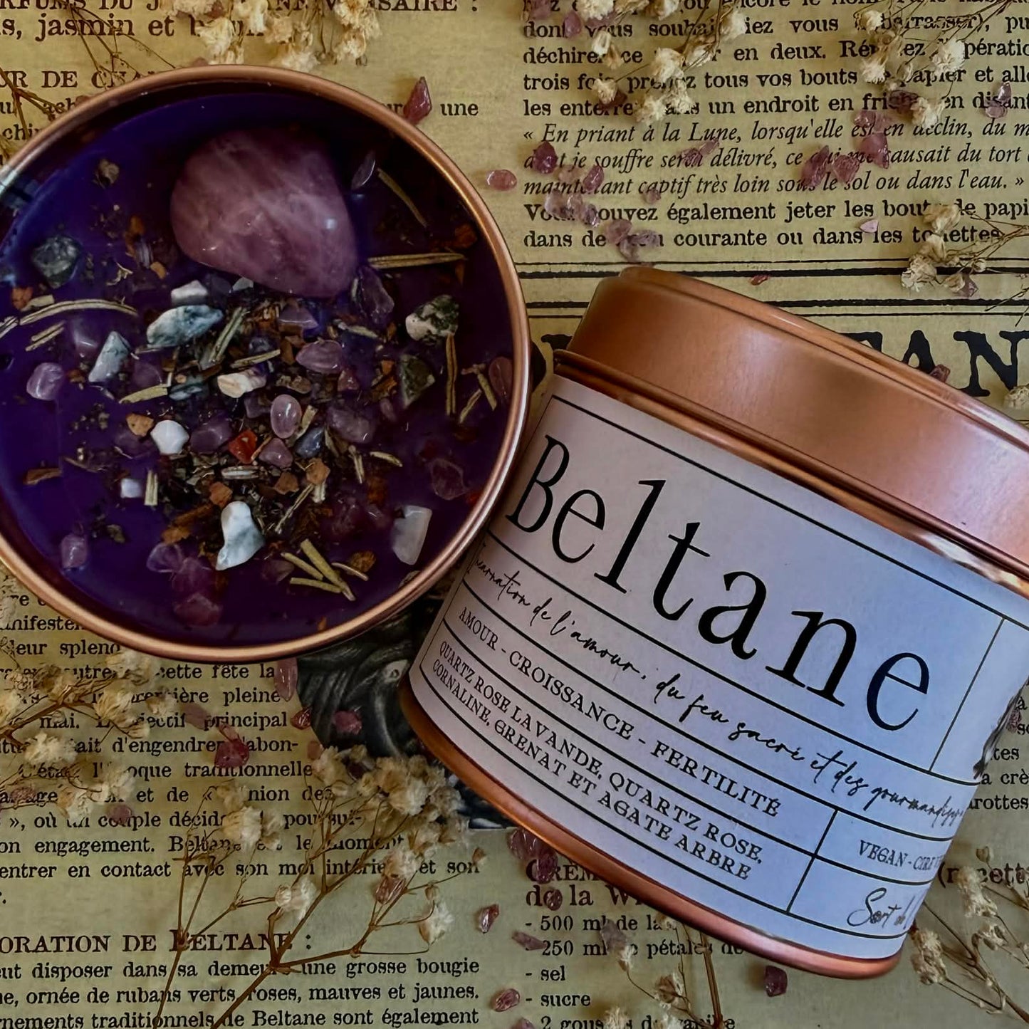 Bougie de sabbat Beltane