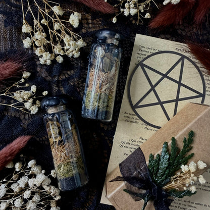 Spell jar Protection : Bouclier d’Invisibilité et son rituel d'activation