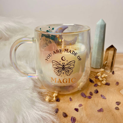 Bougie mug "You are made of magic"