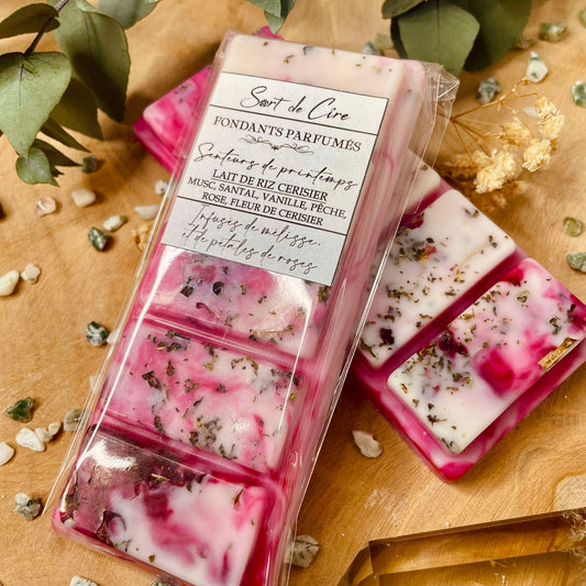 PRODUIT OFFERT !Fondants parfumés Lait de riz cerisier