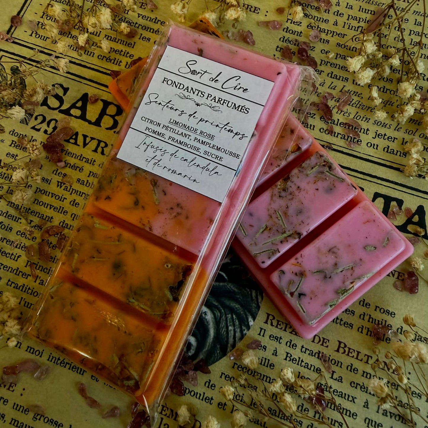 Fondants pafumés Limonade Rose