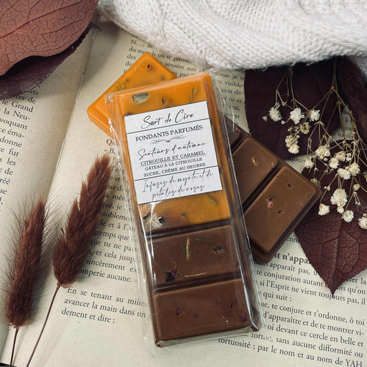 Fondants parfumés Citrouille et caramel