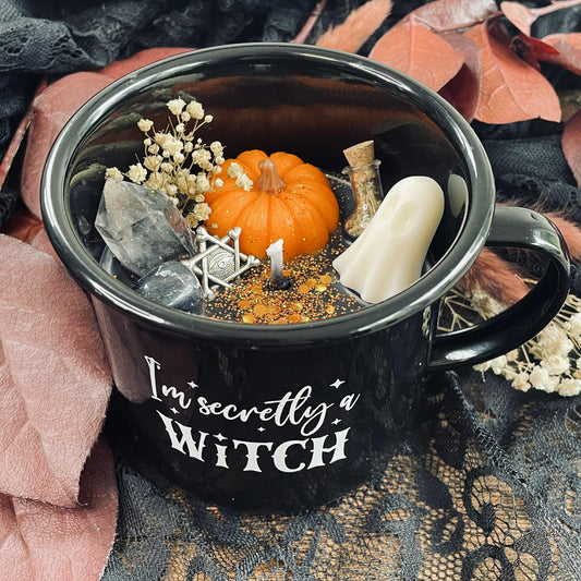 Bougie mug " I'm secretly a witch"