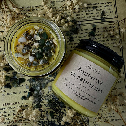 Bougie équinoxe de printemps