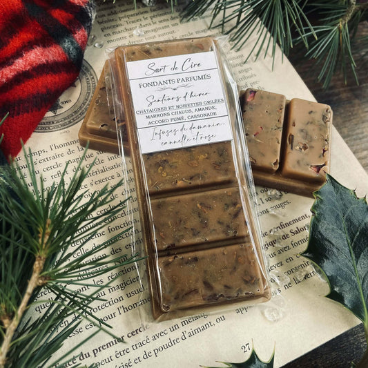 Fondants parfumés noisettes et chataignes grillés