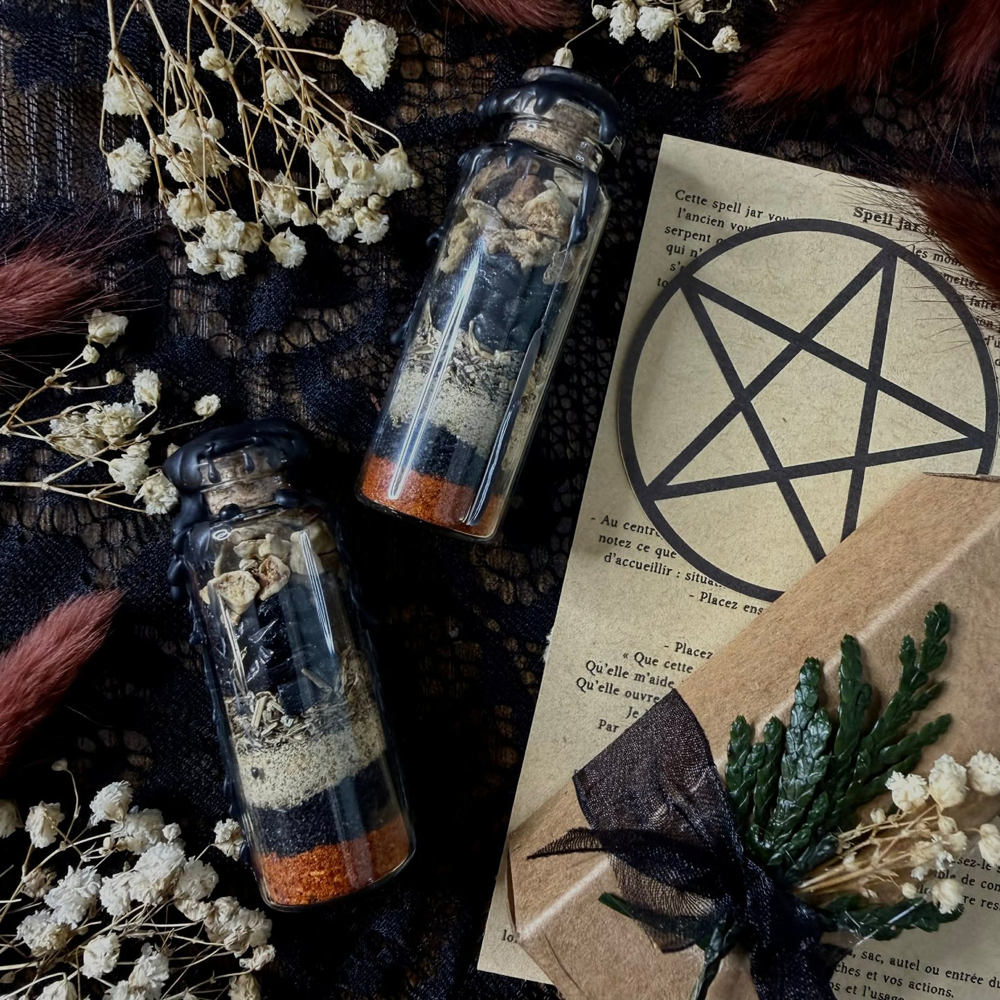 Spell jar Protection : Hors d'Atteinte et son rituel d'activation