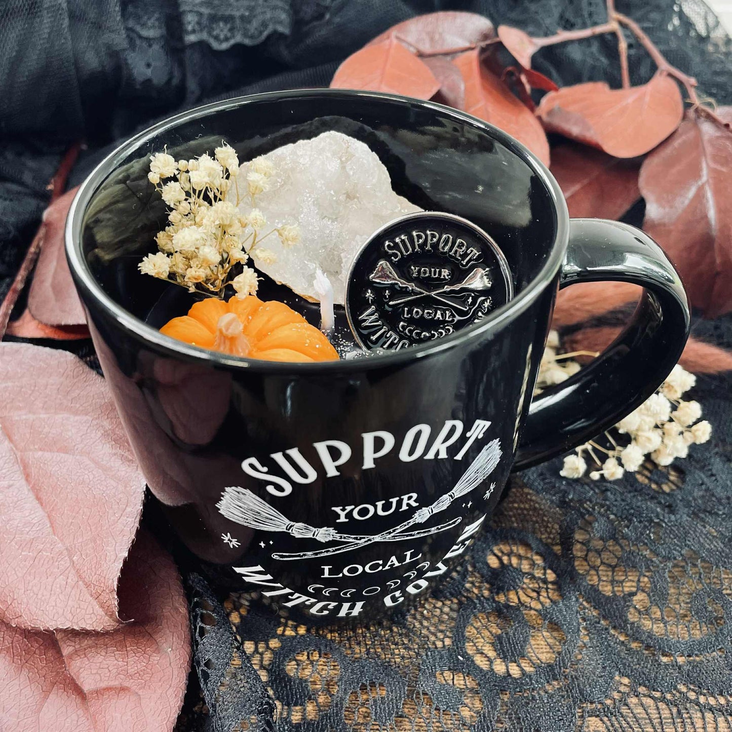 Bougie mug Support your local Coven