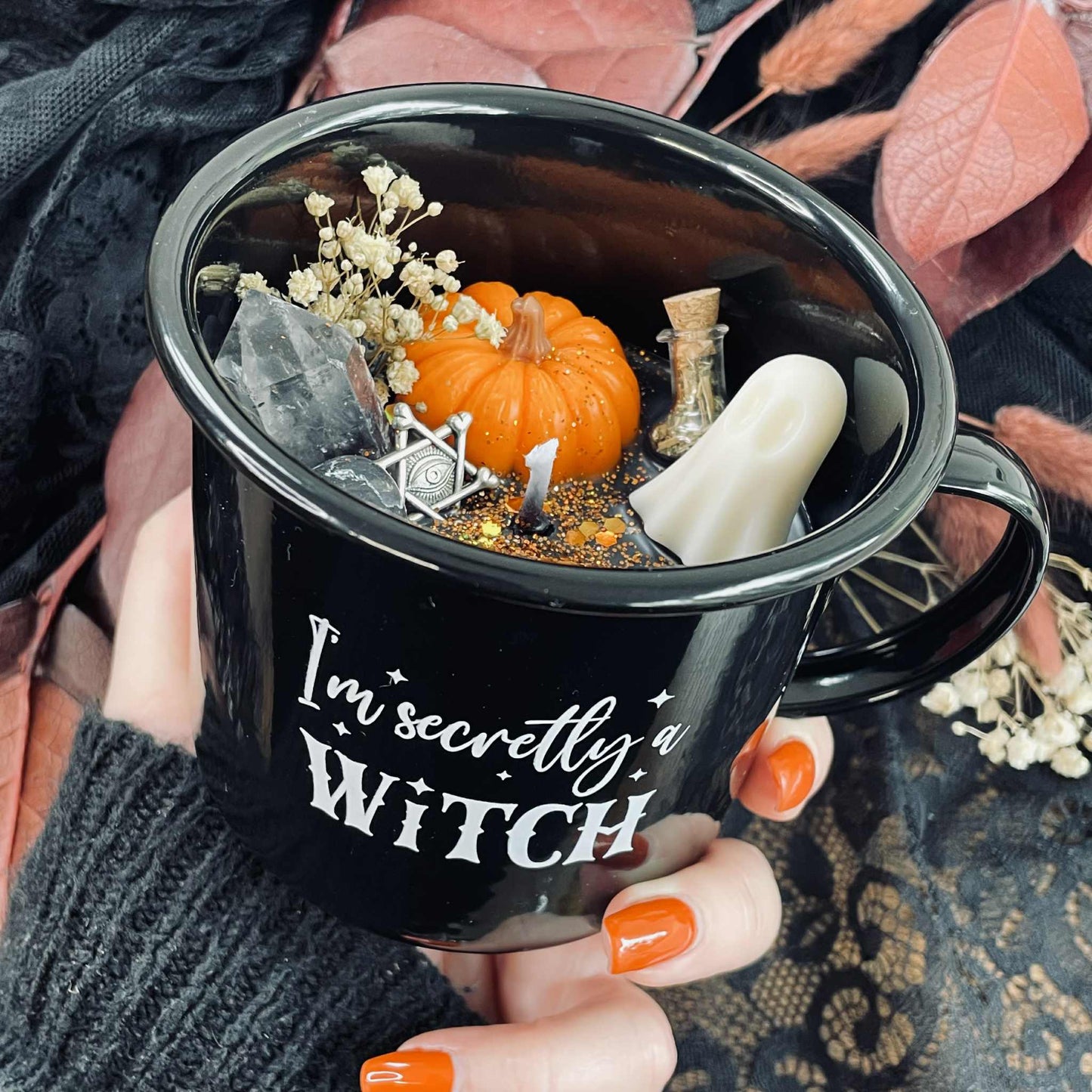 Bougie mug " I'm secretly a witch"
