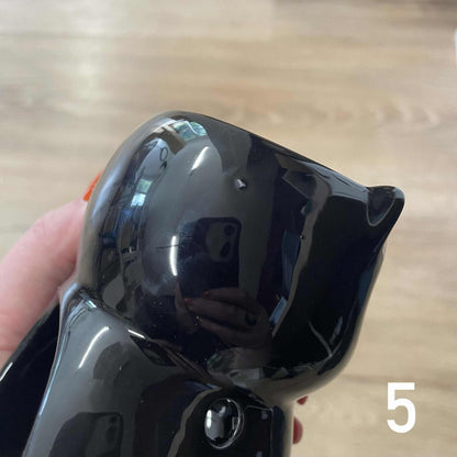 IMAPRFAIT Brûleur à fondants parfumés chat noir