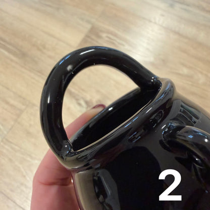 Brûleur à fondants parfumés chaudron noir suspendu IMPARFAIT 1